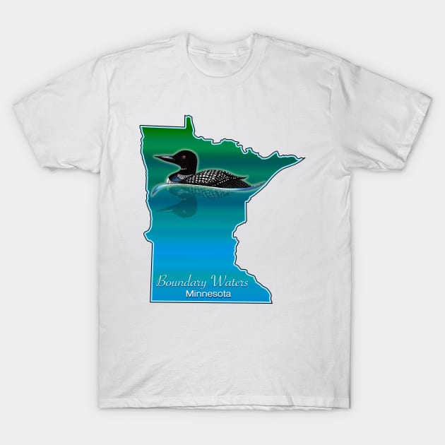 Boundary Waters, Minnesota T-Shirt by somekindofguru